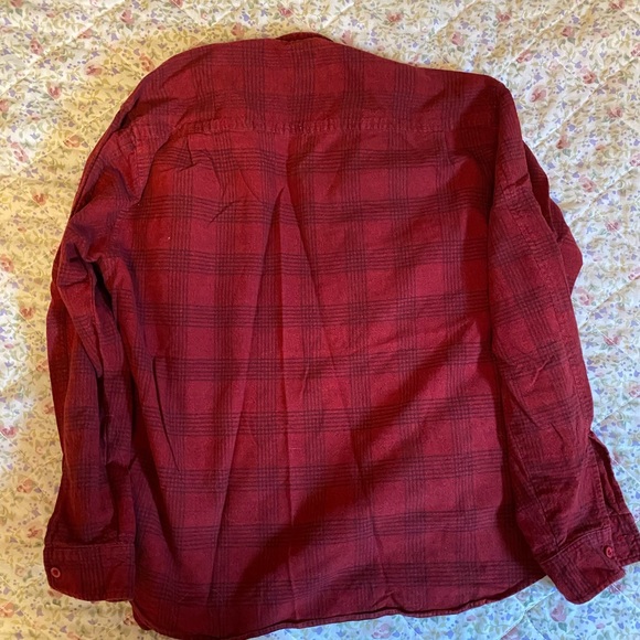 A woman's button-down shirt, plaid, color, red & black size 11 friend, Route 66 - Picture 3 of 3